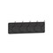 Flash Furniture Daly Wall Mounted 24in Black Wash Solid Pine Wood Storage Rack with 5 Hooks HGWA-SCR-5-BLKWSH-GG - alternate 3